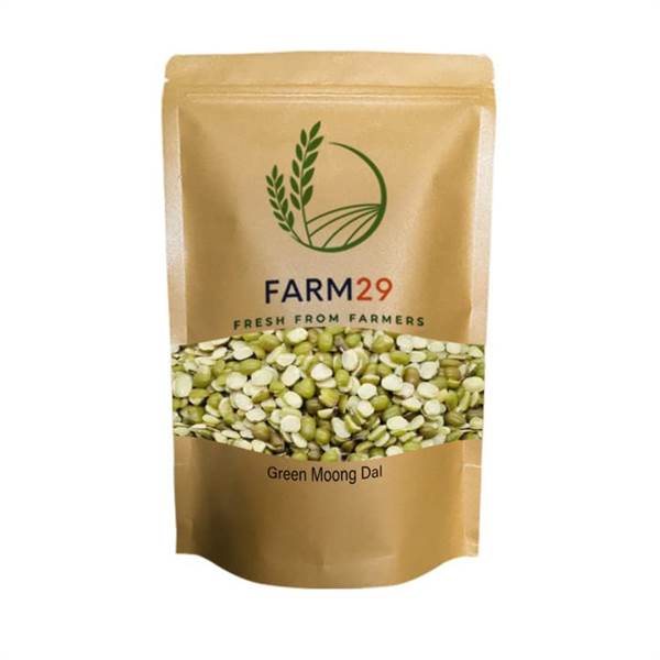 FARM 29- Fresh from Farmers Green Moong Dal (500 Gm) (TAOPL-1104)